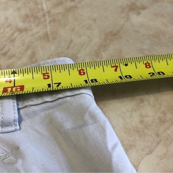 EDDIE bauer jeans womens size 12 white boyfriend fit straight leg stretch pants - Picture 9 of 10